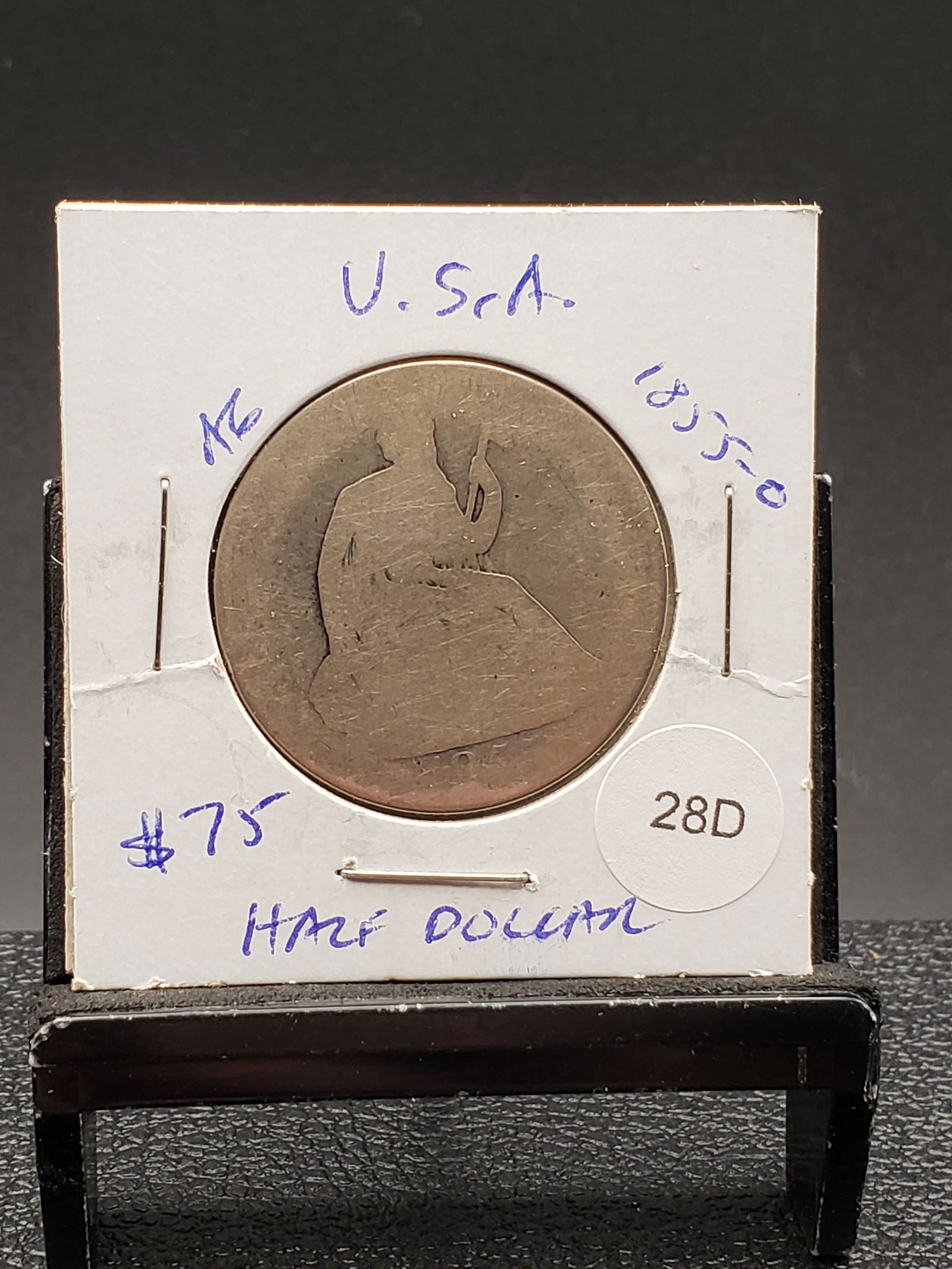 1855-O Silver Seated Half Dollar - 171 Years Old - New Orleans Mint!: 1855-O Silver Seated Half Dollar - 171 Years Old - New Orleans Mint! Condition Yes, we will ship this item. We offer in-house shipping to help save our customers money. Shipping & handling fees and in