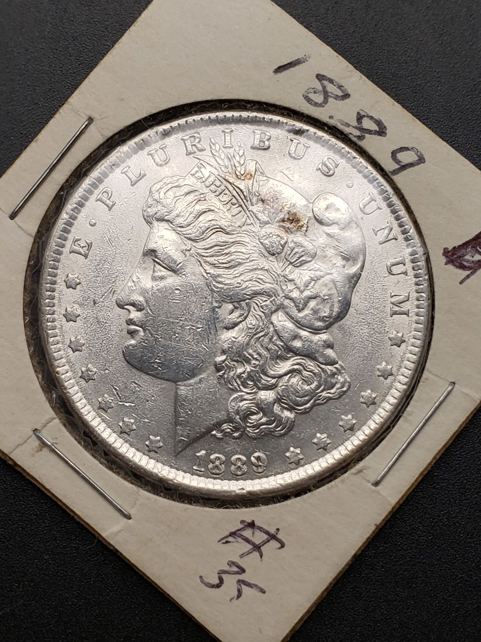 1889 Morgan Silver Dollar, BU (1 of 2)