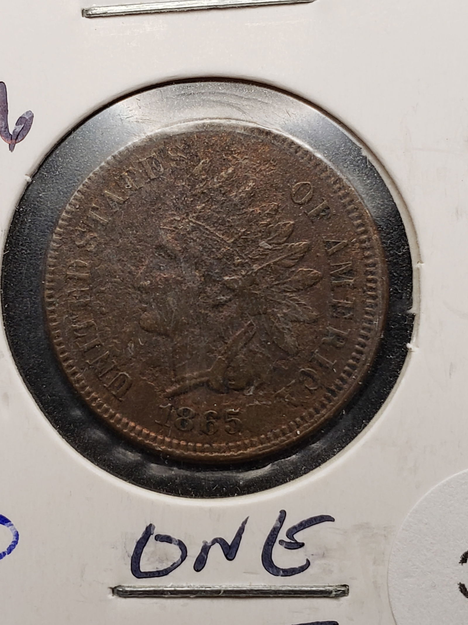 1865 Bronze Indian Head Penny - Civil War Era! (1 of 3)