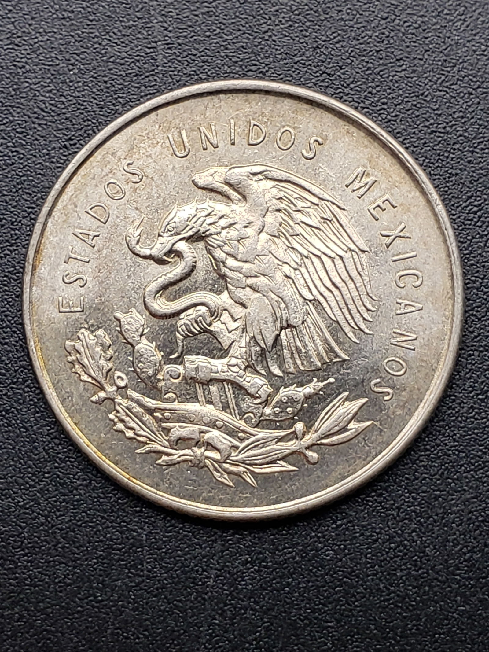 1950 Mexico Silver 25 Peso. GEM BU UNC. Nice Silver World Coin (1 of 2)