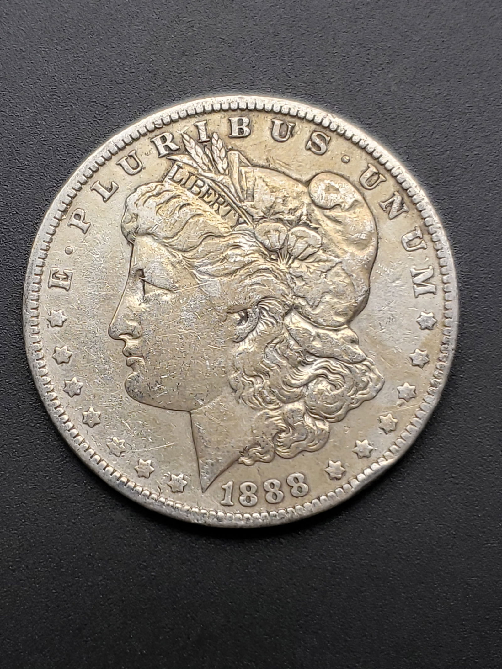 1888-O Morgan Silver Dollar, Nice Original Details (1 of 2)
