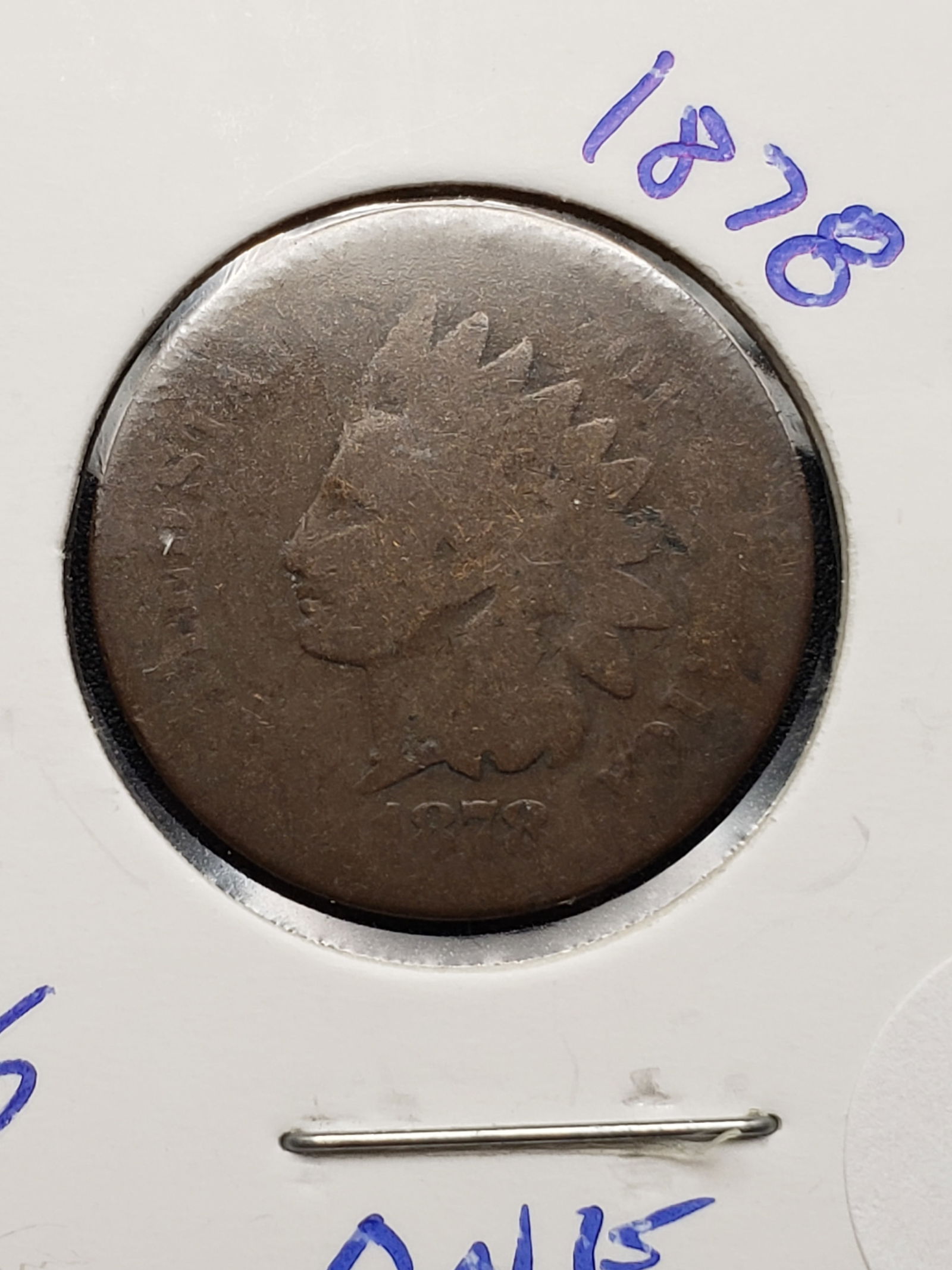 1878 Indian Head Penny - Better 1870's Date! (1 of 3)