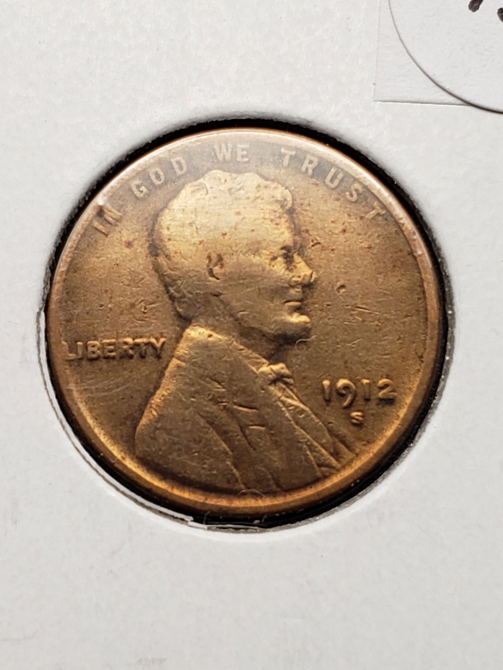 1912-S SEMI KEY Lincoln Wheat Cent (1 of 3)