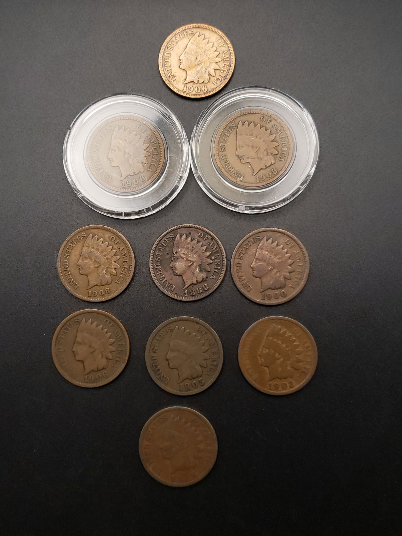 10 Mixed Date Indian Head Cents: 10 Mixed Date Indian Head Cents Condition Yes, we will ship this item. We offer in-house shipping to help save our customers money. Shipping & handling fees and insurance will be added to your invoice