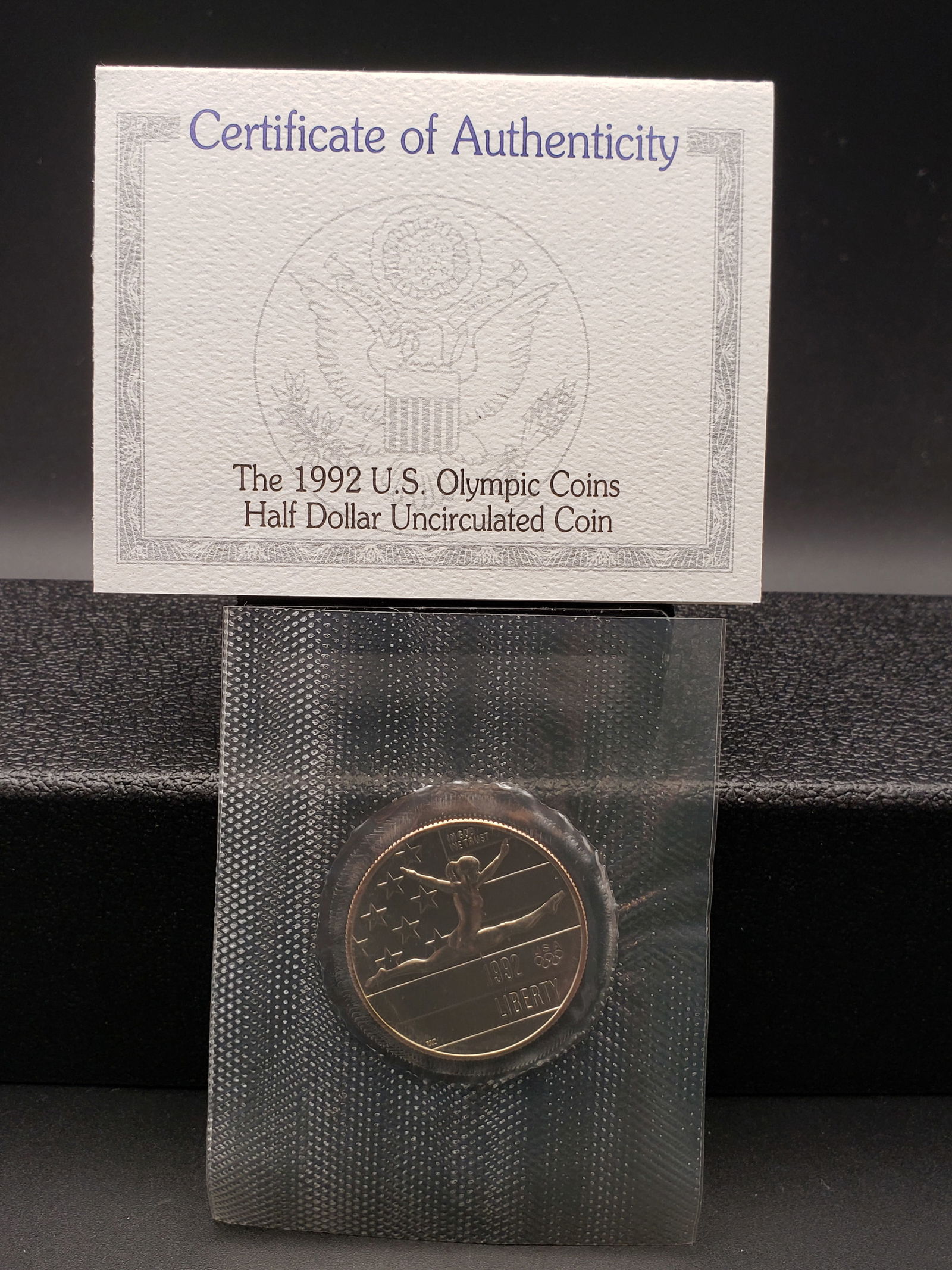 1992 US Mint Olympic Half Dollar, OGP and COA. Nice Commem. Half (1 of 4)