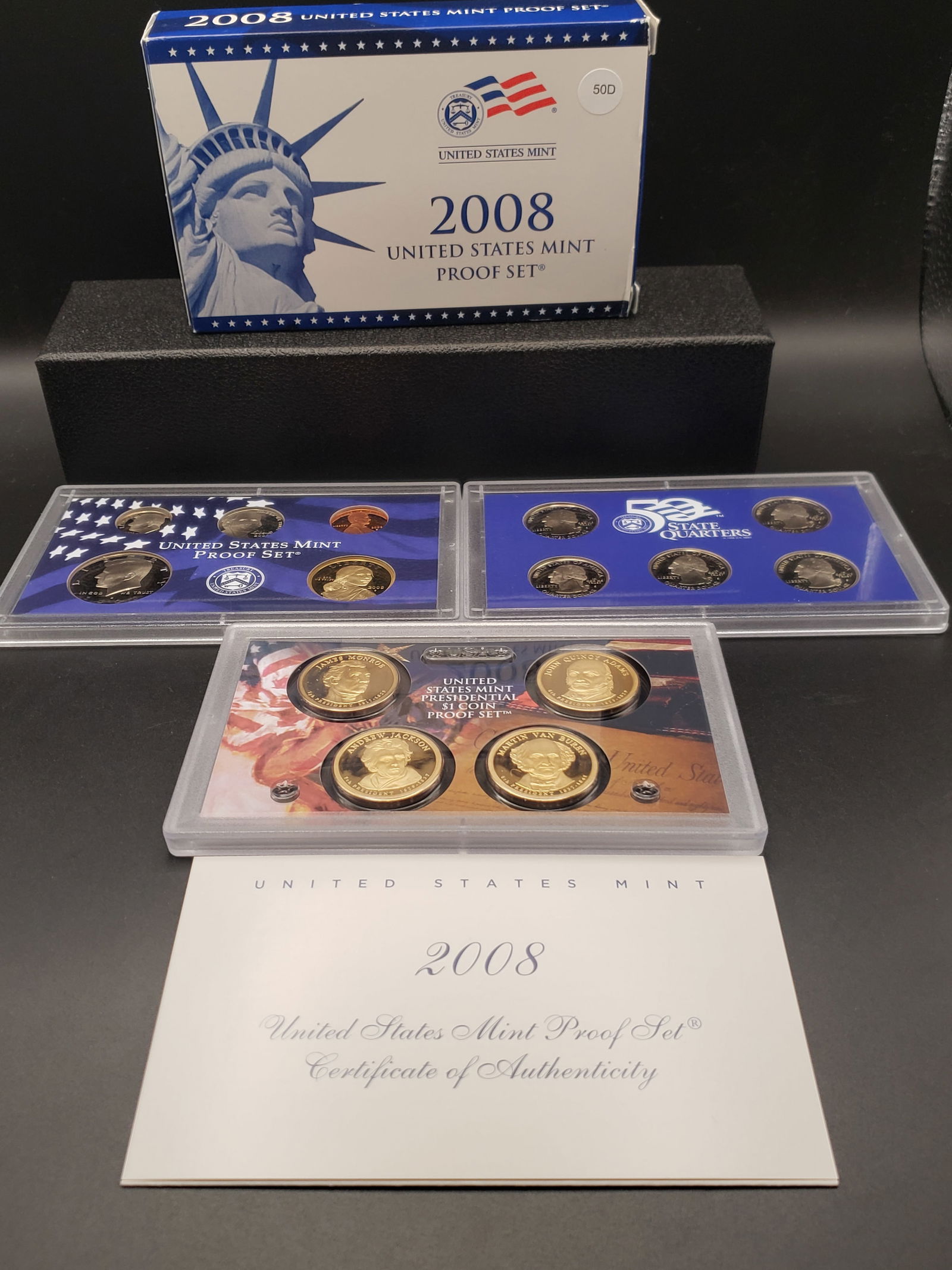 2008-S Proof Set (14 Coins) - Last Year for State Quarters! (1 of 9)