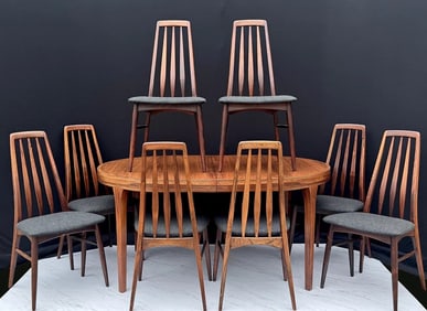 Niels Koefoed Mid-Century Danish Teak Extendable Dining Set