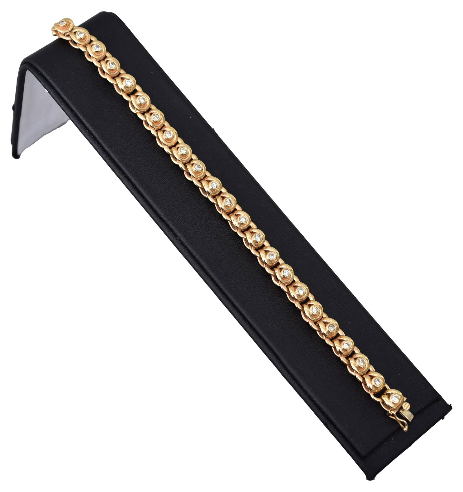 14K Yellow Gold Diamond Bracelet with $6,500 Appraisal (1 of 9)