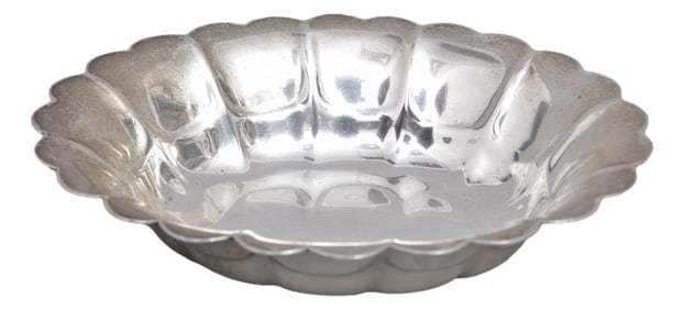 Tiffany & Co. Sterling Silver Scalloped Candy Dish