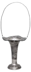 Webster Co. Sterling Silver Basket Vase