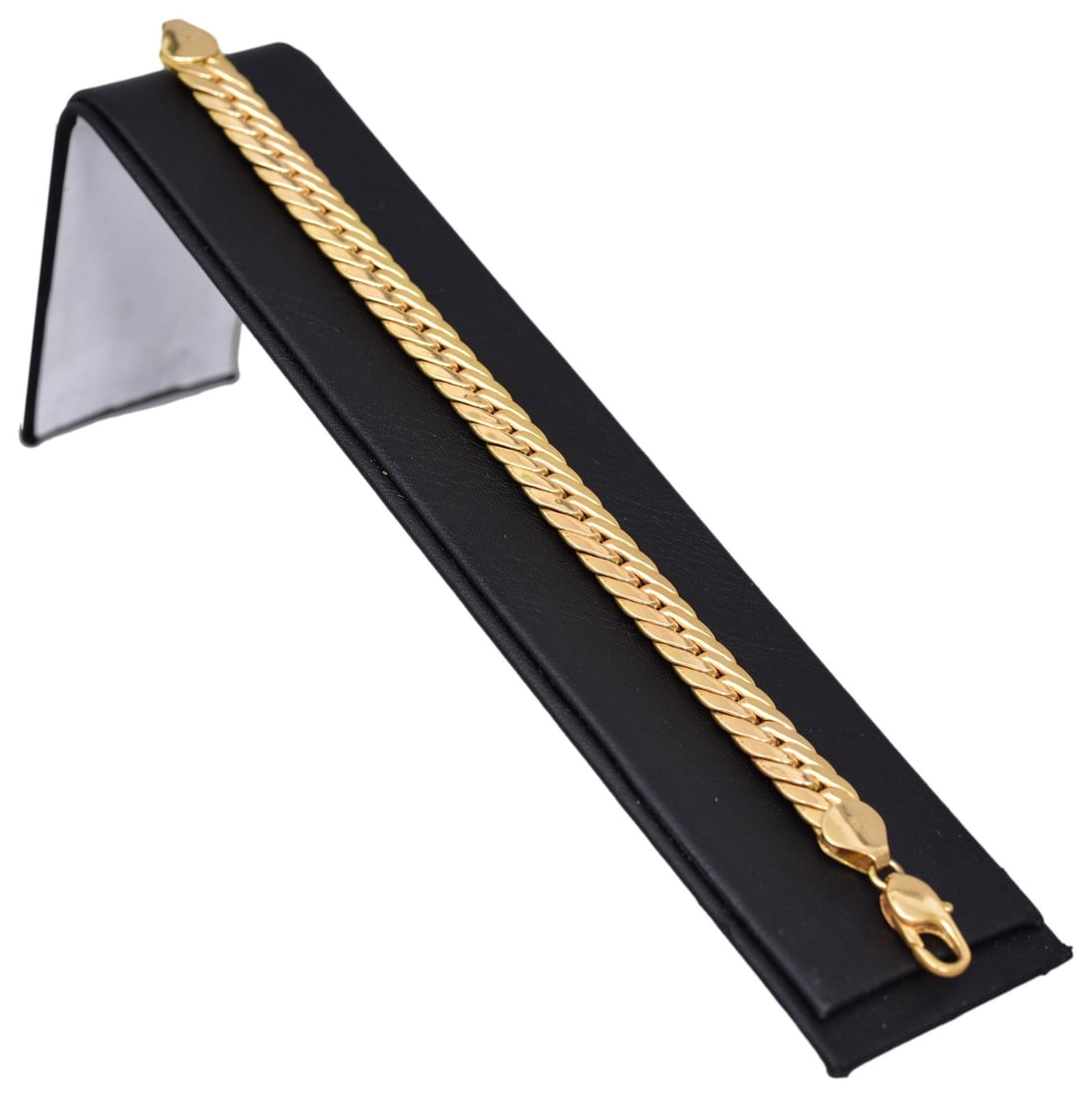 14K Yellow Gold Italian Cuban Link Bracelet (1 of 8)