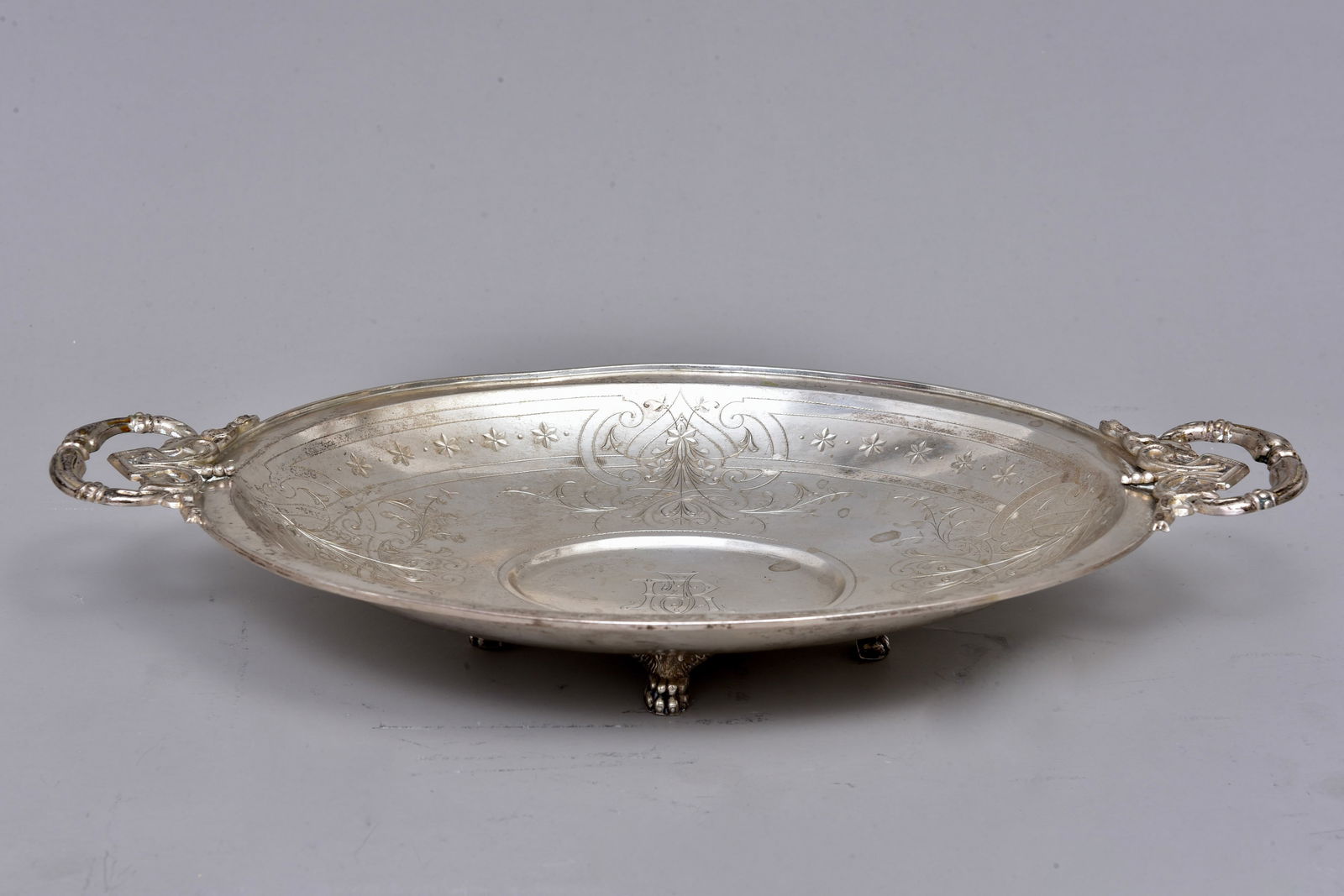 Austro-Hungarian Vienna 800 Silver Antique Footed Dish with Handles (1 of 7)