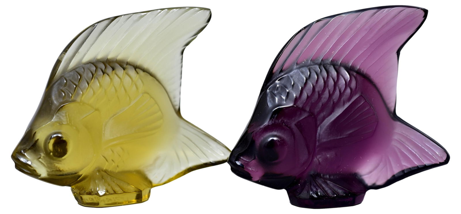 Pair of Lalique Crystal Fish Sculptures (1 of 7)