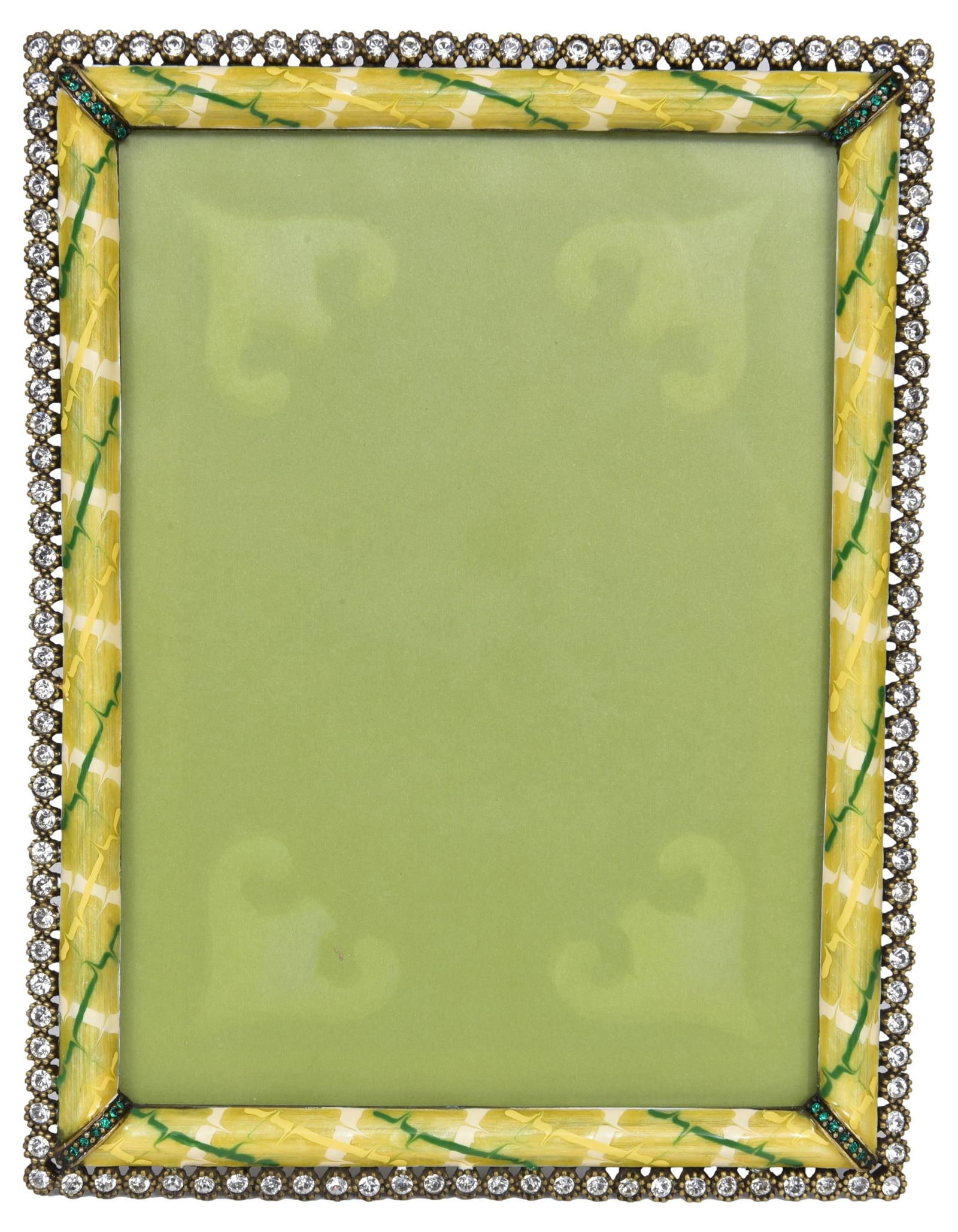 Jay Strongwater Picture Photo Frame: Holds a 8 x 10 photo. The Arts Auction House offers local delivery to Manhattan, Connecticut and Westchester for most items excluding very large furniture. For a price quote on delivery, please e-mail