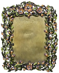 JAY STRONGWATER TWIG & FLOWER PICTURE FRAME