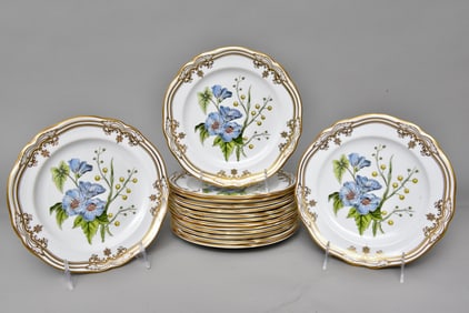 Set of 15 Spode Stafford Flowers Salad Plates