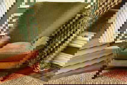 Ralph Lauren Upholstered Kerry Wing Chair