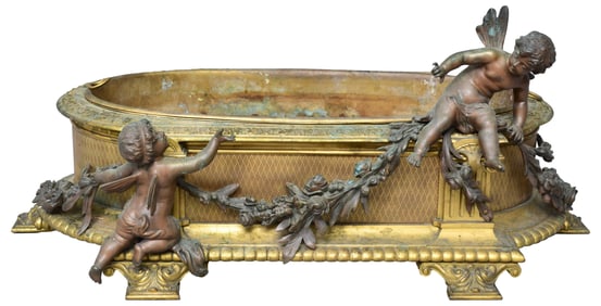 Napoleon III Gilt Bronze Jardinière