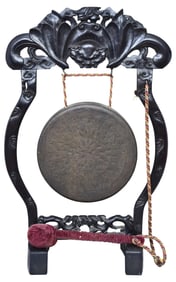 Chinese Carved Dinner Gong