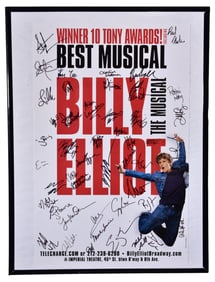 Billy Elliot Musical Cast Autographed Poster