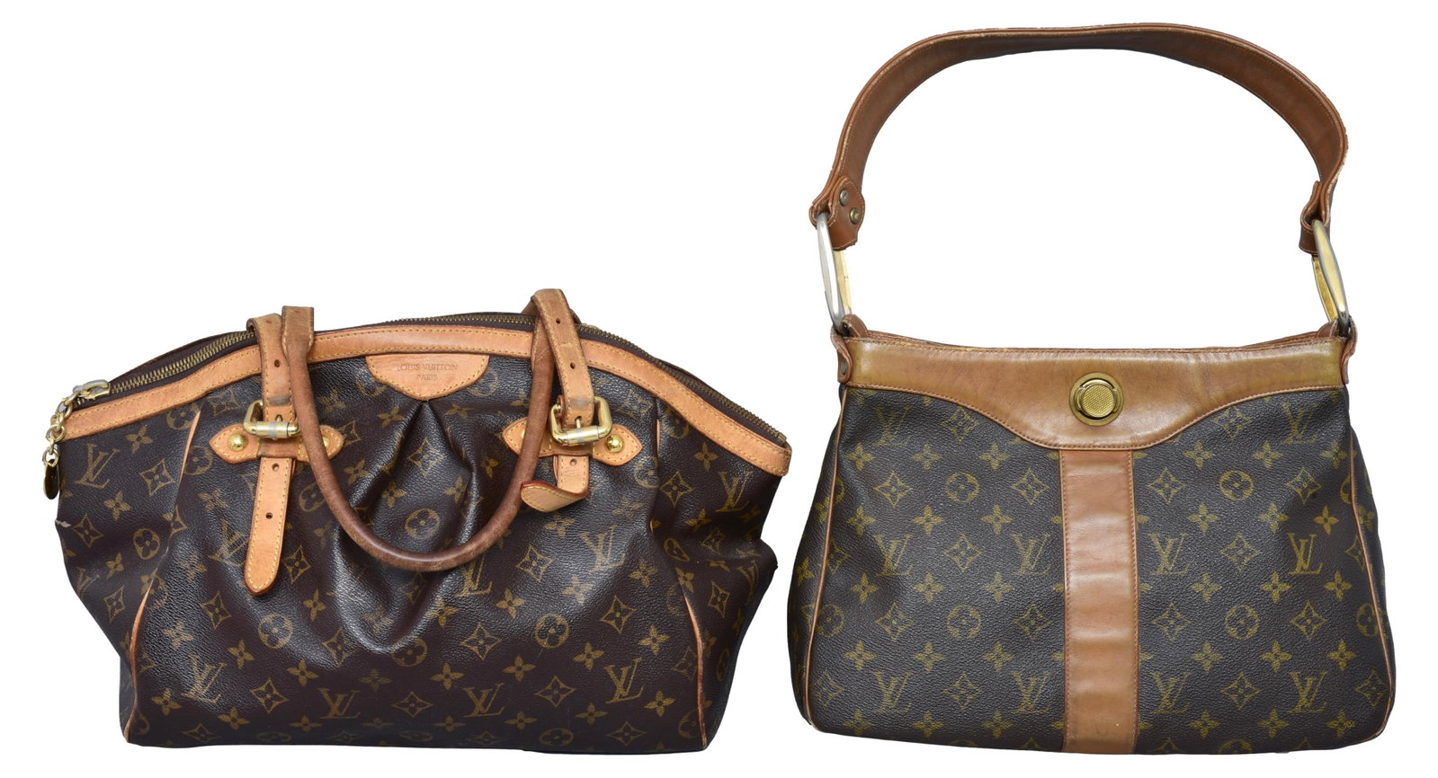 Vintage Louis Vuitton Handbags: Largest handbag measures 18”W x 9”D x 10”H The Arts Auction House offers local delivery to Manhattan, Connecticut and Westchester for most items excluding very large furniture. For a