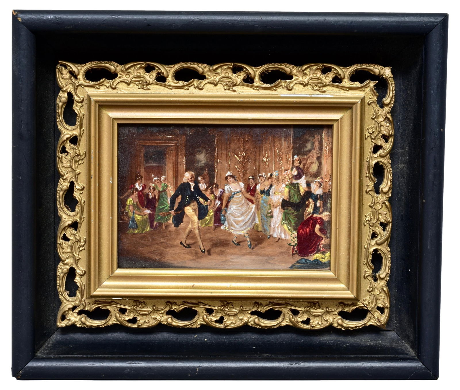 Toby Edward Rosenthal (1848-1917) Oil on Board Painting (1 of 5)