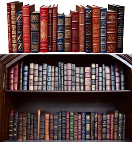 Collection Of 73 Easton Press Fine Leather Bound Books