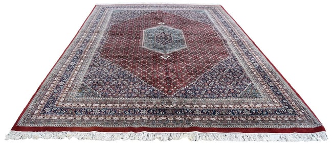 Persian Bidjar Wool Area Rug (10x14)