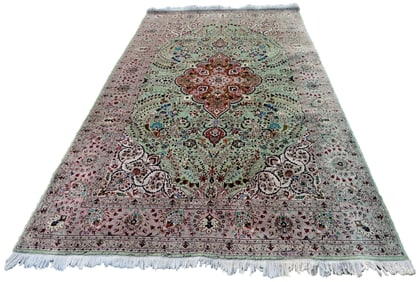 Hand Knotted Tabriz Area Rug (10' x 6’ 3")