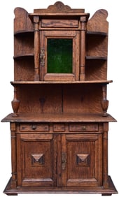 Webber & Sons Antique Miniature Salesman Sample Cabinet