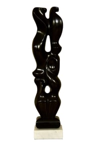 Miklos Sebek Signed Original Modernist Abstract Sculpture