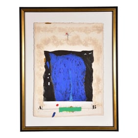 James Coignard Carborundum Etude Masse Bieu Limited Edition Etching