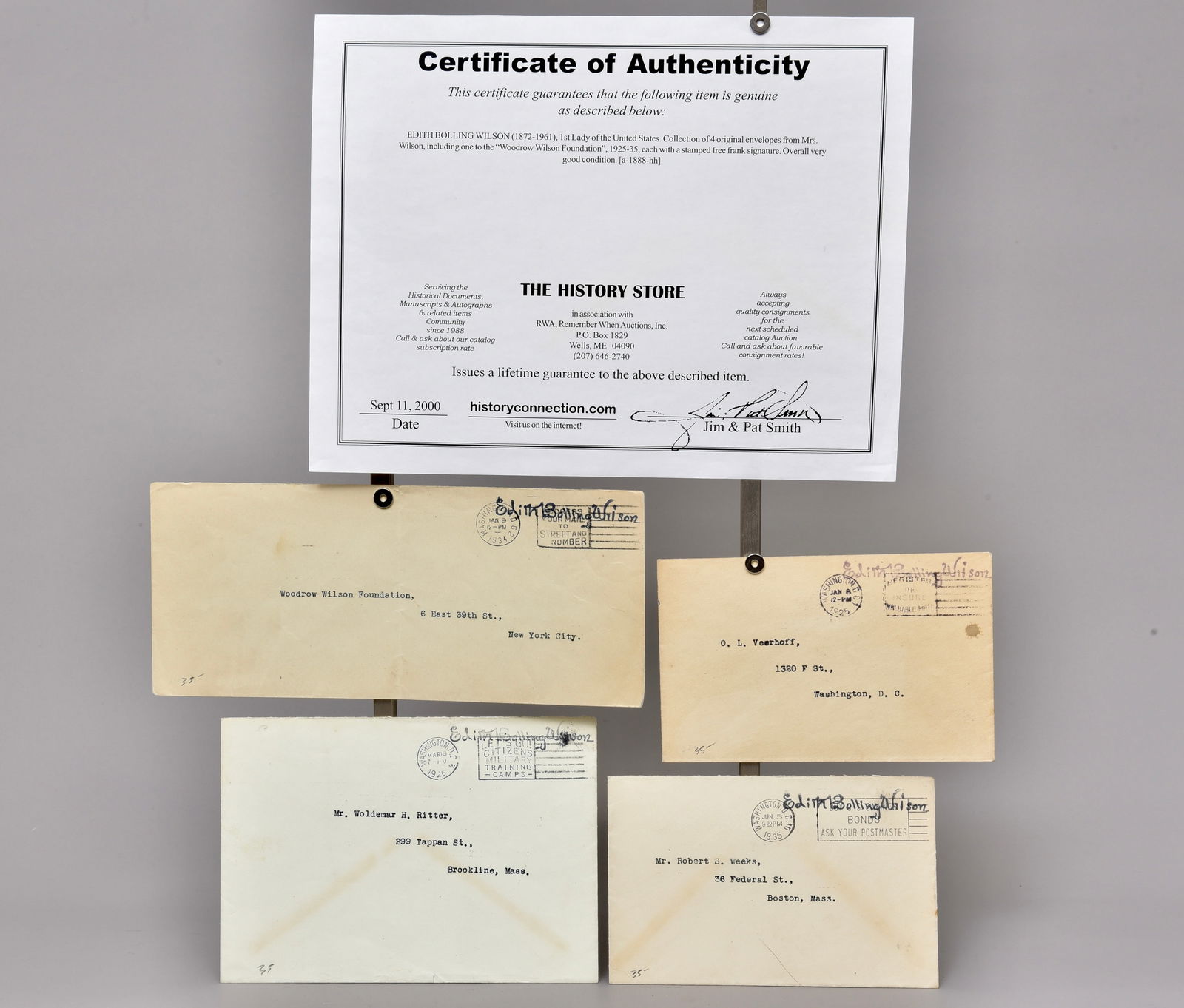 Edith Bolling Wilson, First Lady, Free Franks (1 of 8)