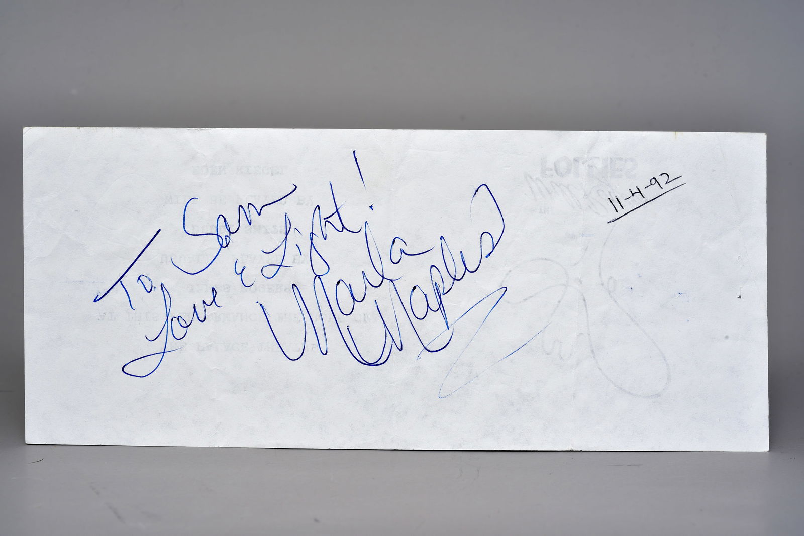 Marla Maples Autograph (1 of 3)