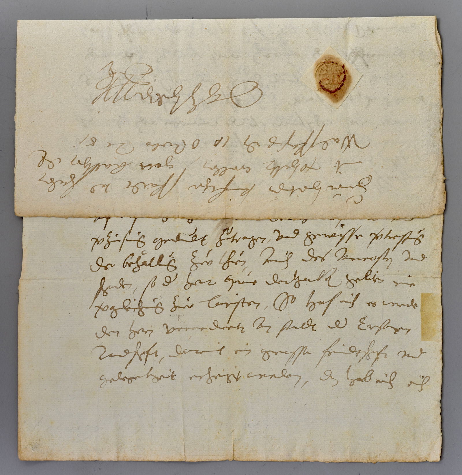 1581 Autograph Letter Signed by Otto von Hardegg – Austrian Noble, Holy Roman Empire (1 of 4)