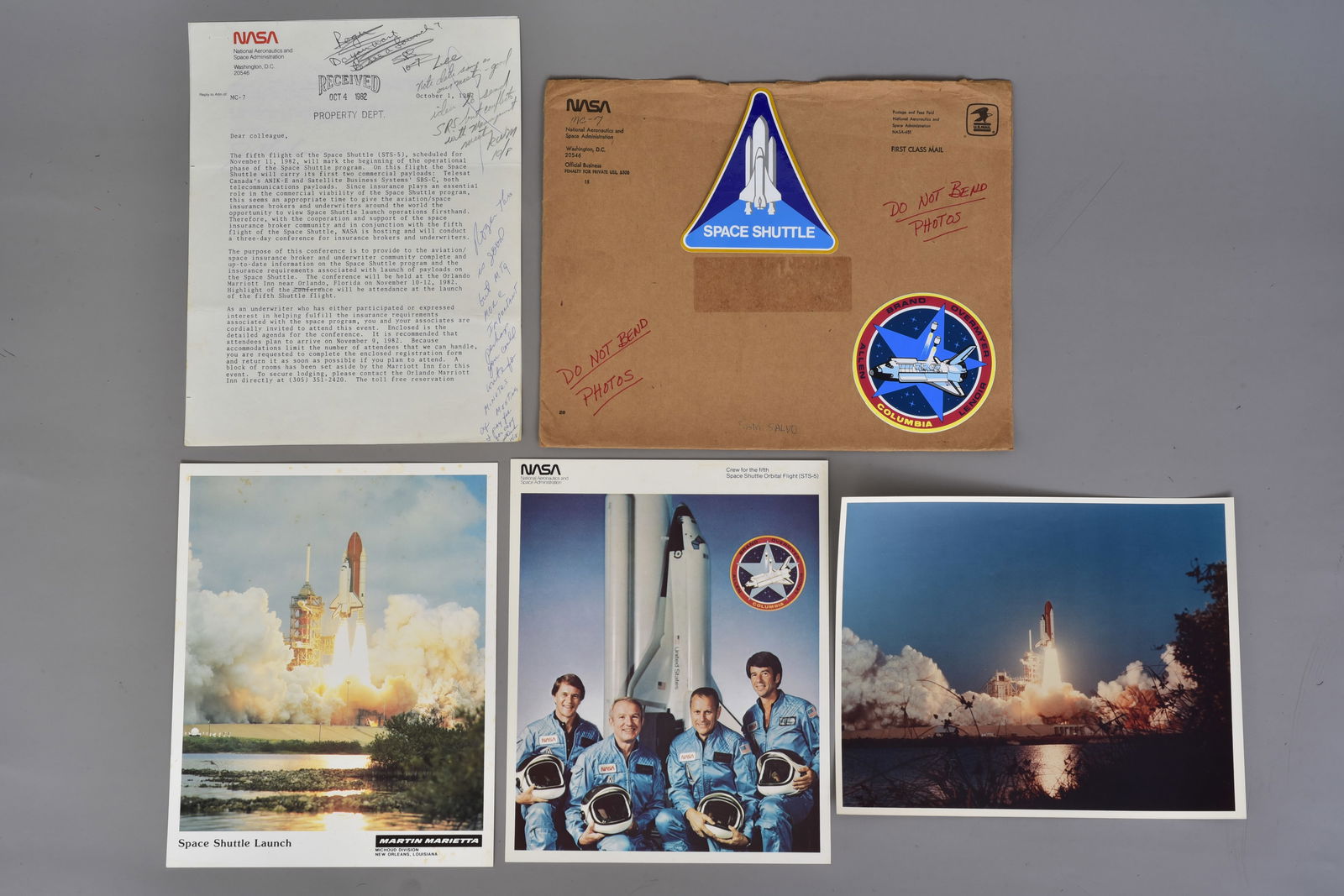 Early NASA Space Shuttle Columbia STS-5 Archive (1 of 9)