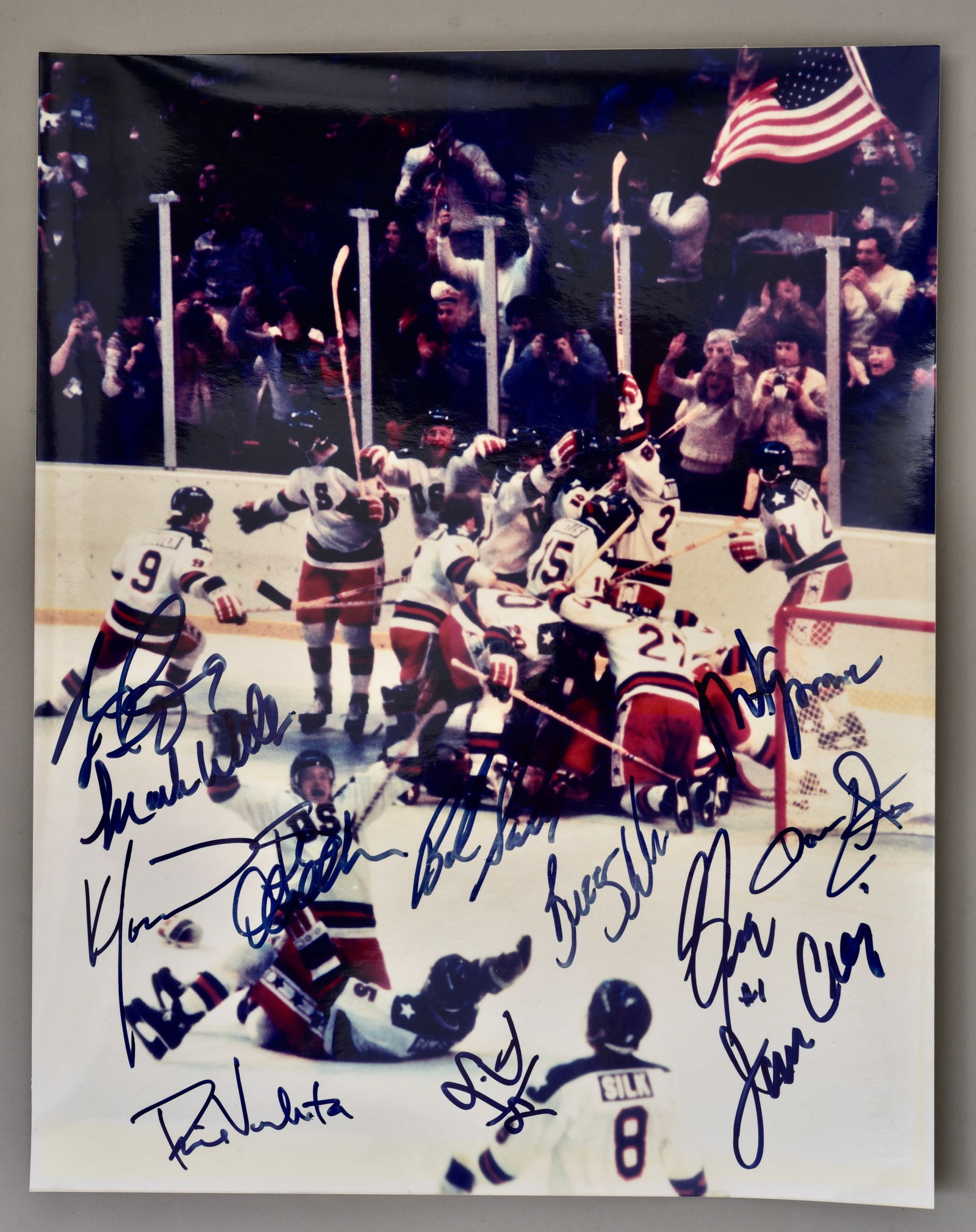 1980 U.S. Olympic “Miracle on Ice” Team Multi-Signed Photograph (1 of 4)