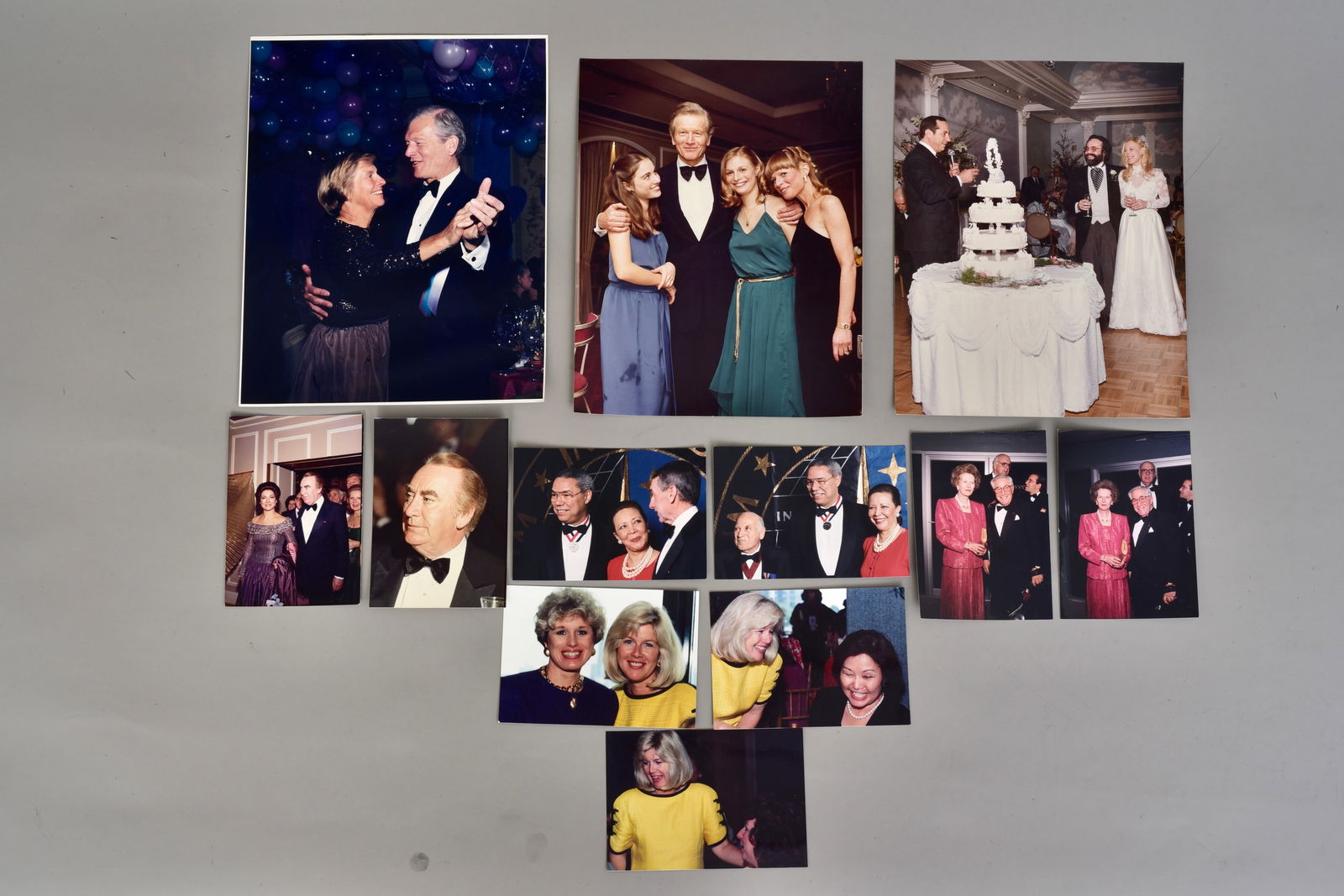 Original Photographs of Political Figures: Former Mayor of New York City, John Lindsay and family, former governor of New York, Mario Cuomo, Colin Powell, Prime Minister Margaret Thatcher, former governor of New York, Hugh Carey, Tipper Gore a