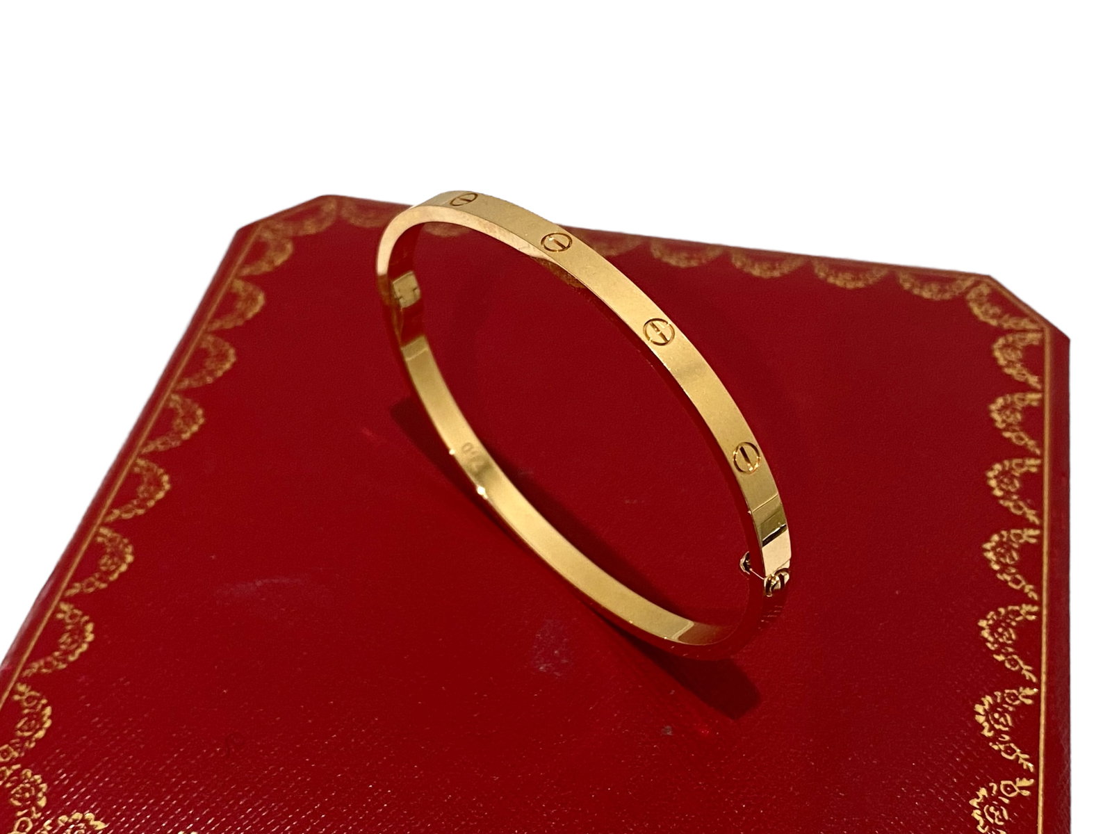 Cartier Love Bracelet 18K Rose Gold Small Model Size 17 (1 of 4)