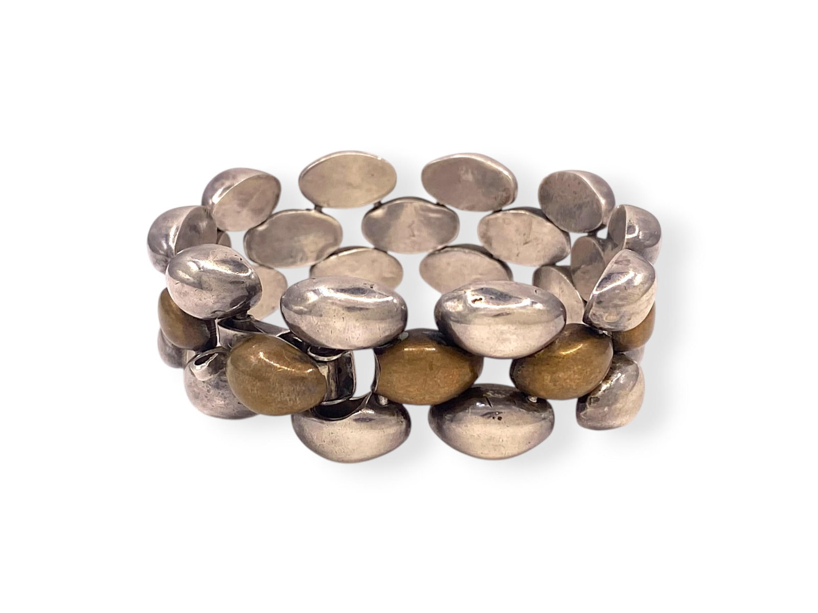 Vintage William Spratling Sterling Silver and Copper Mid-Century Bracelet (1 of 5)
