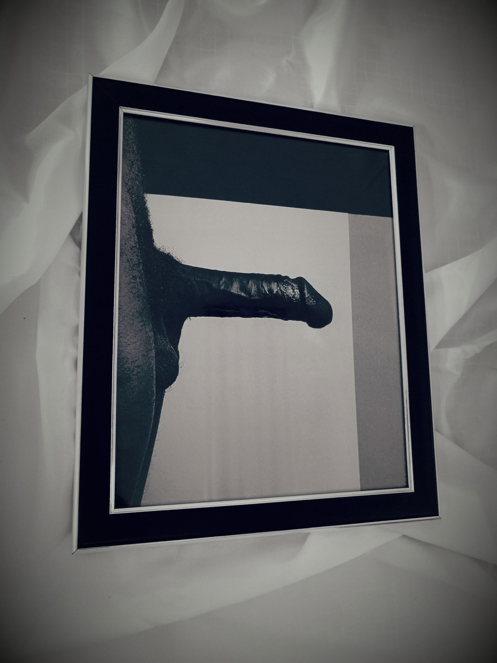 Robert Mapplethorpe "Untitled" Framed: Untitled photograph on Kodak paper by Robert Mapplethorpe. Measures 8x10 framed.