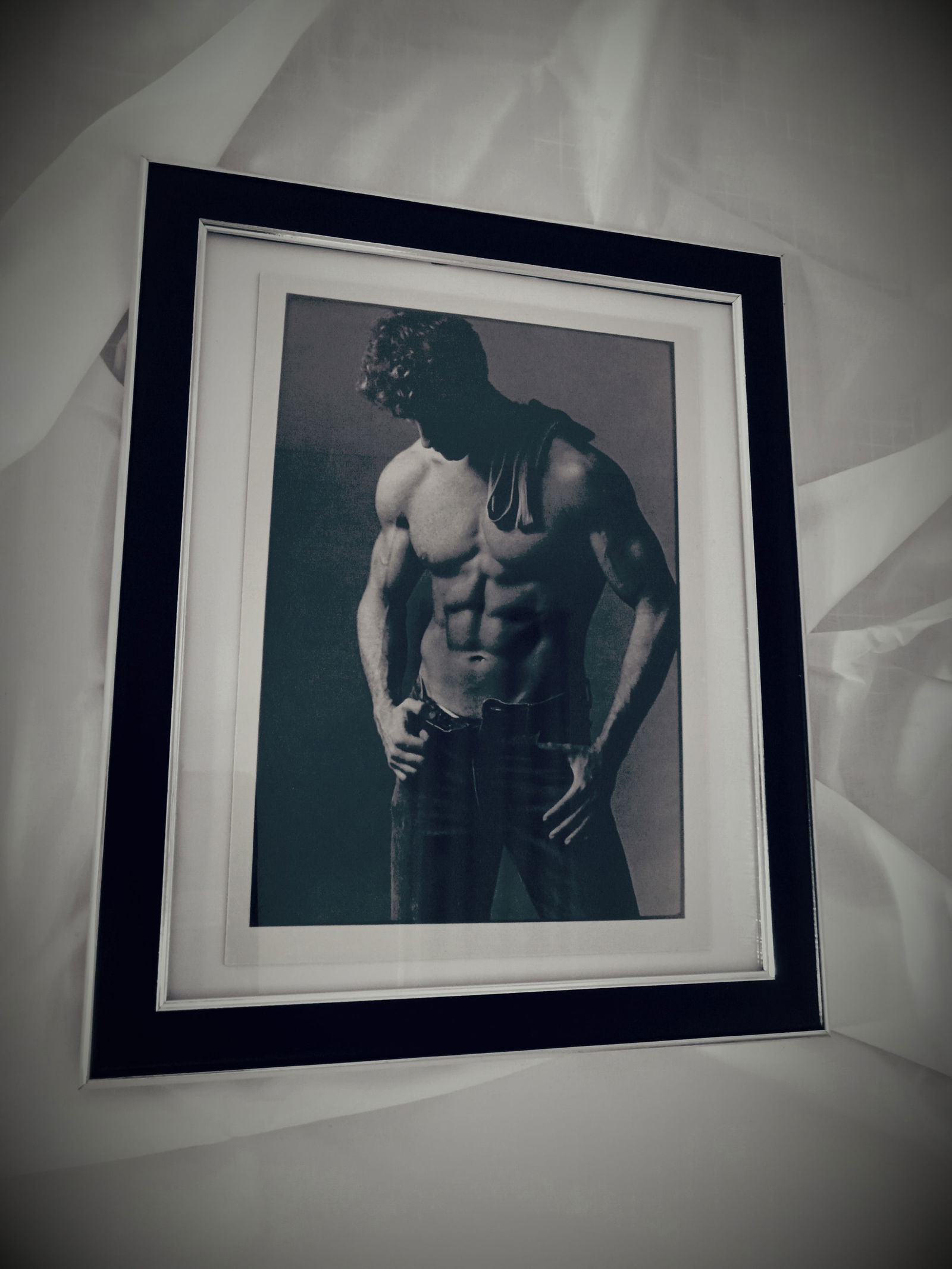 Ken Haak "Male Figure, 1980," Framed (1 of 1)