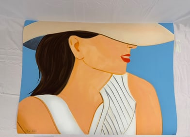 Alex Katz"Vivien with Hat,2021" Print