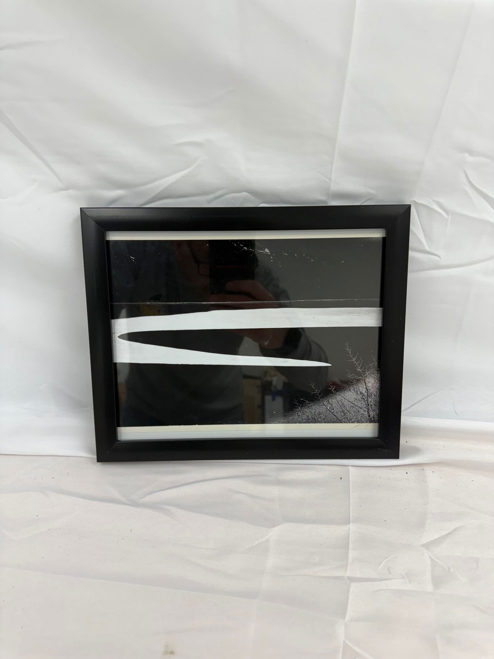 Ansel Adams "Ice on Ellery Lake, Sierra Nevada, California" Signed Photo Print (1 of 1)