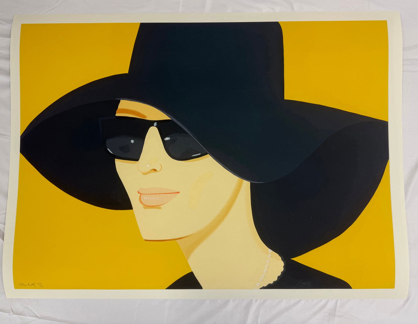 Alex Katz "Ulla in Black Hat, 2010" Print (1 of 2)