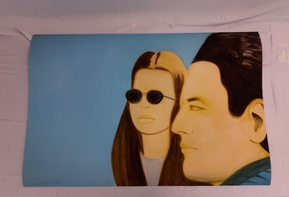 Alex Katz "White Lotus 1, 2023" Print