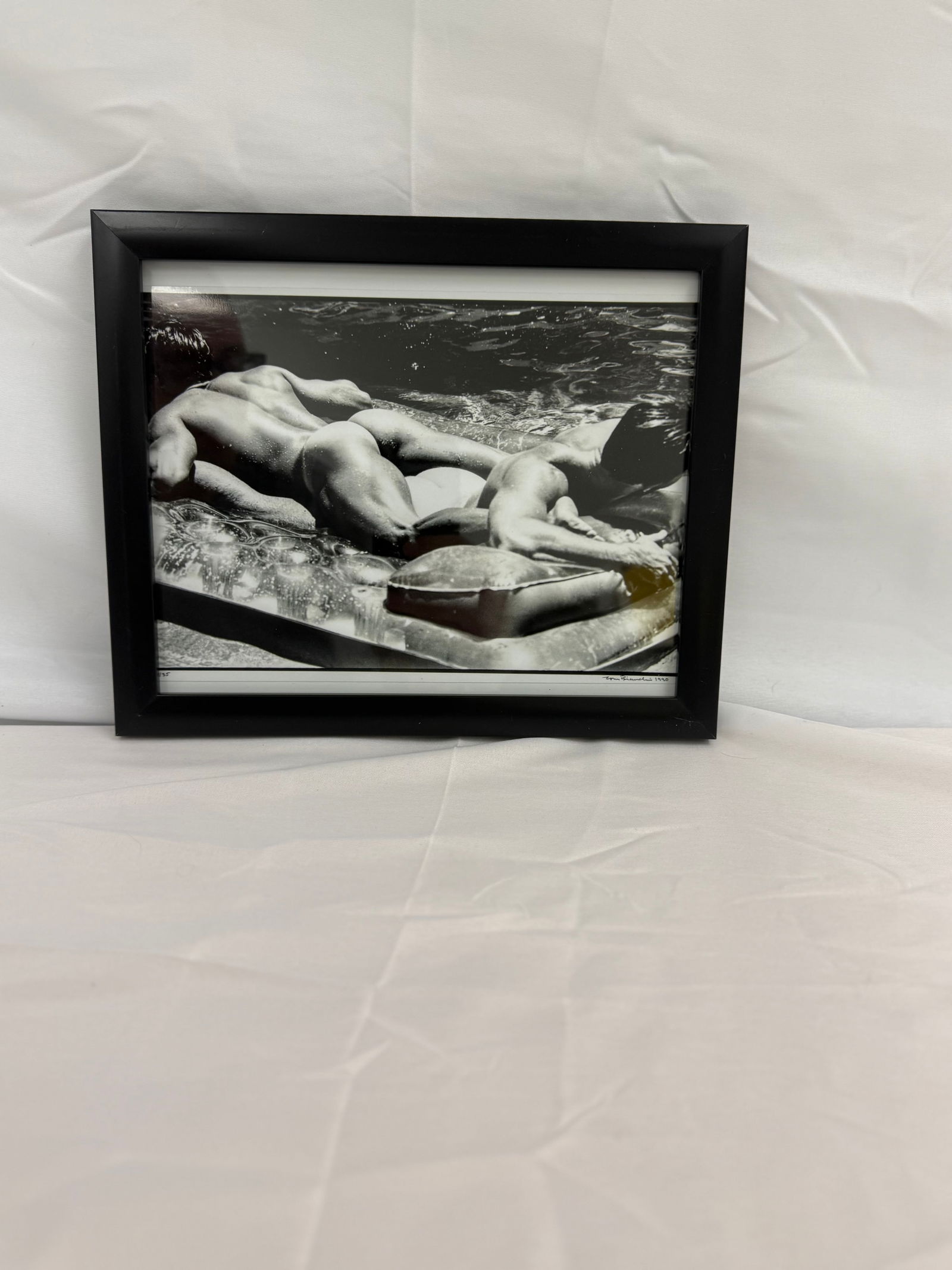 Tom Bianchi " Pool Party Male Nude" Print: Tom Bianchi " Pool Party Male Nude" Print, measures 8x10 in.