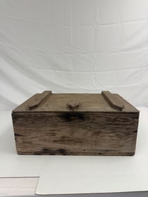 Antique Vintage Wooden Trunk