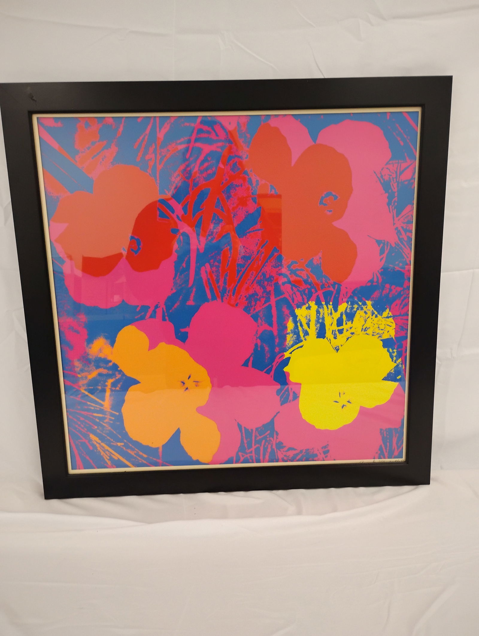 Andy Warhol "Flowers, 1964" Signed Framed (1 of 3)