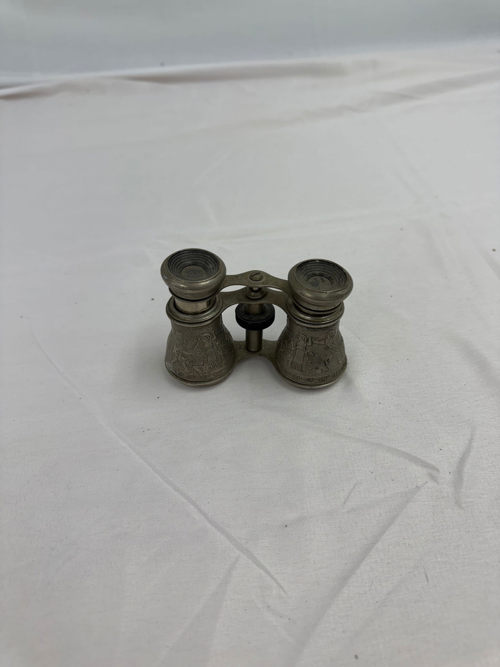 Vintage Silver Binoculars: Made in Occupied Japan small sillver binoculars